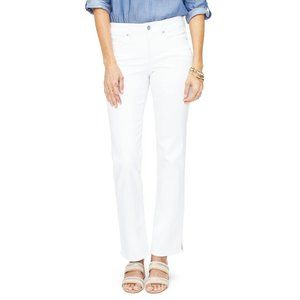 NYDJ Marilyn Slit Hem Straight Leg Jeans